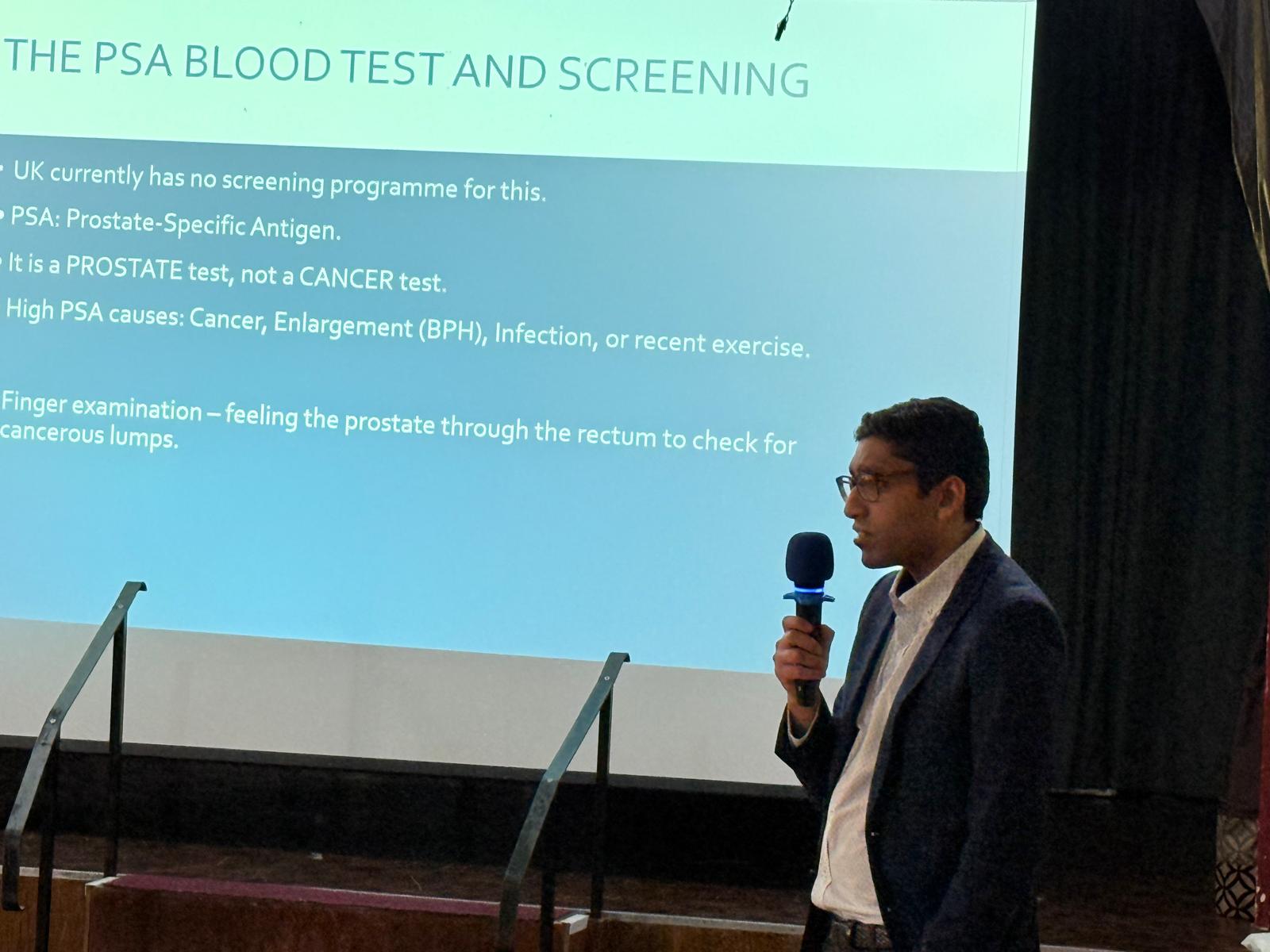 Cancer Talk Aughton Hall Poster