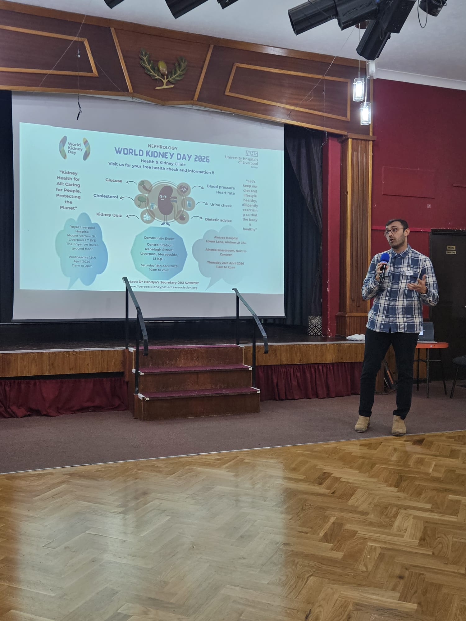 Cancer Talk Aughton Hall Poster