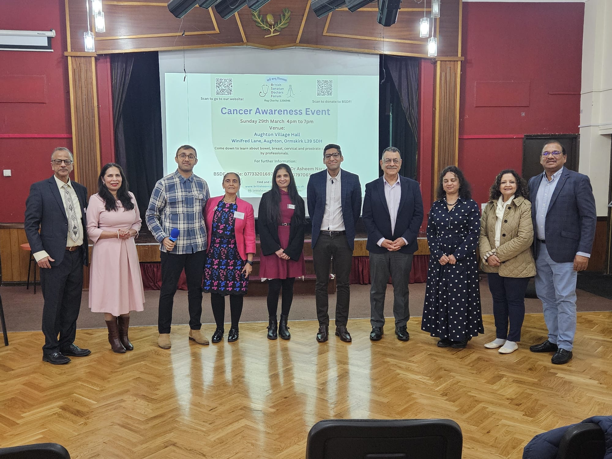 Cancer Talk Aughton Hall Poster