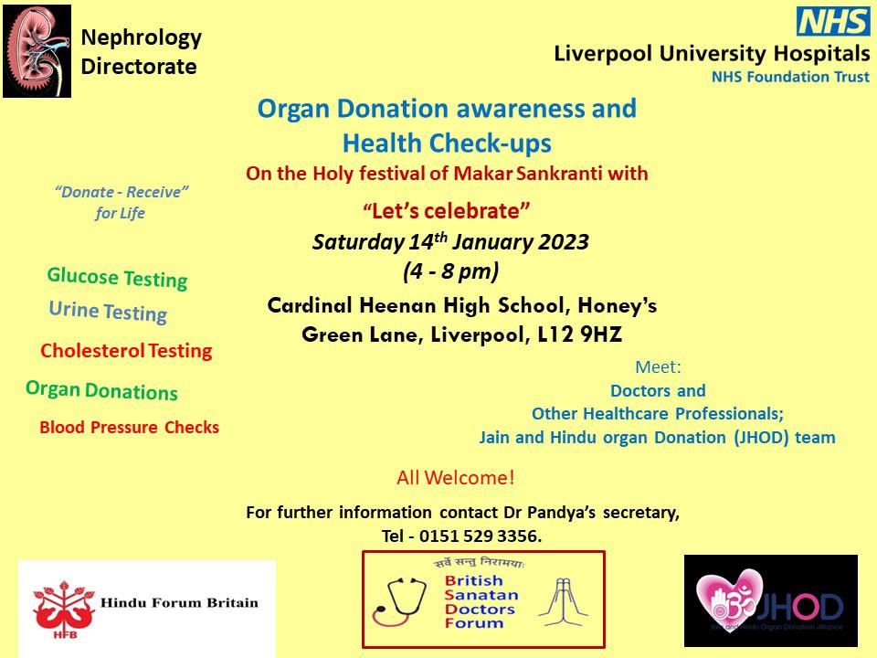 Organ Donation Poster Health Checkups